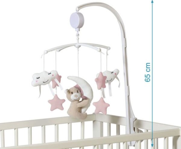 Μουσικό Μόμπιλε Kiokids Bear & Stars Ροζ 6678