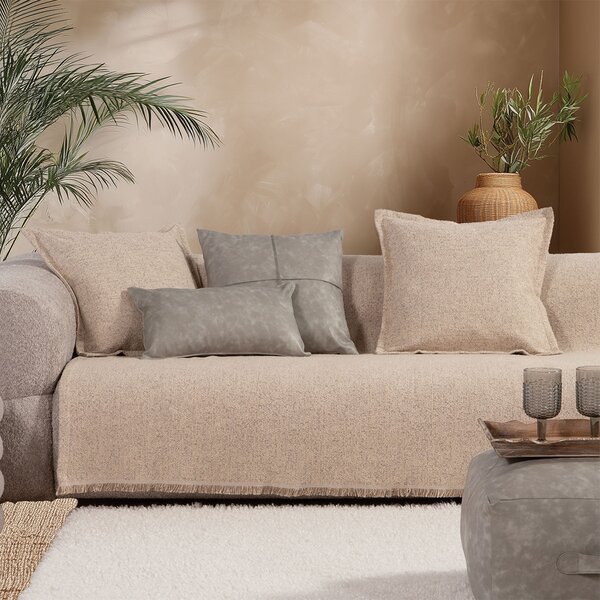 Ριχτάρι Πολυθρόνας (170x180) Nef-Nef Homeware Alamo 25 Ecru