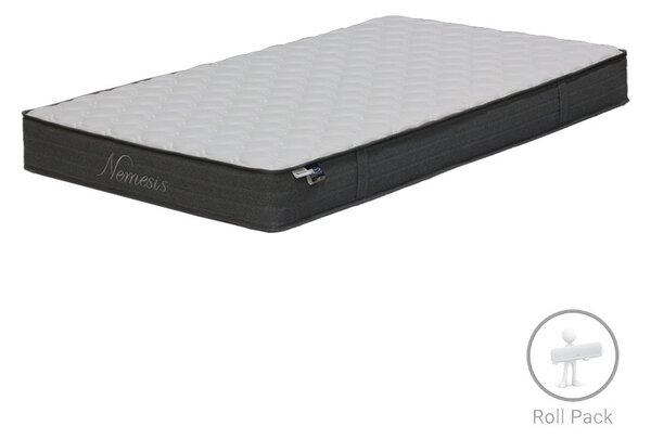 Στρώμα με ελατήρια pocket διπλής όψης 19 cm Nemesis Pako World Λευκό 120x200x22 cm
