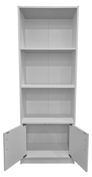 Βιβλιοθήκη Tekaro Λευκή 60x29x166 cm