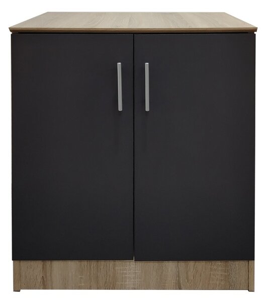 Παπουτσοθήκη Souken Ανθρακί 60x40x80 cm