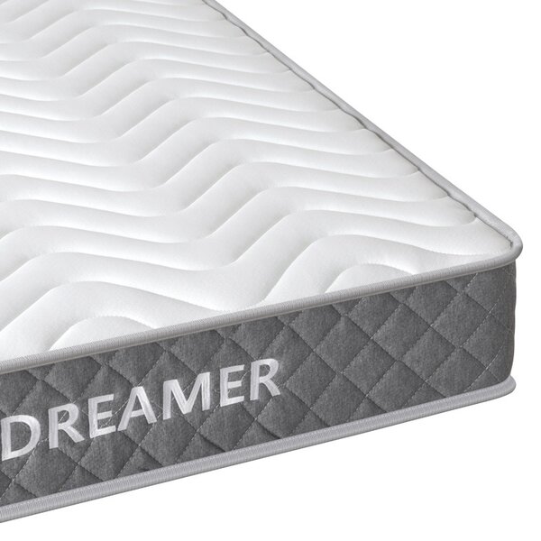 Στρώμα διπλής όψης με ελατήρια pocket, Dreamer, Λευκό, 100x200x20 cm