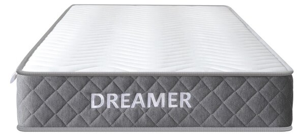 Στρώμα διπλής όψης με ελατήρια pocket, Dreamer, Λευκό, 90x190x20 cm