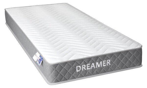 Στρώμα διπλής όψης με ελατήρια pocket, Dreamer, Λευκό, 90x190x20 cm