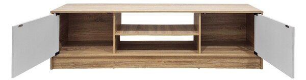 Έπιπλο τηλεόρασης Sasa, Λευκό, 35x150x41.5 cm