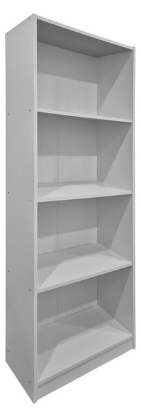 Βιβλιοθήκη Kendy, Λευκή, 30x60x167 cm