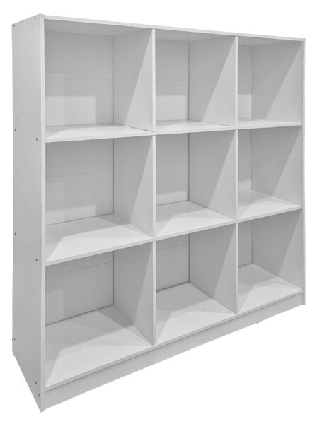 Βιβλιοθήκη Gridea, Λευκή, 30x119.5x121 cm