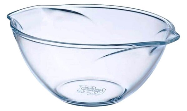 Γυάλινο Δοχείο Τροφίμων Vintage Pyrex με χωρητικότητα 2.7lt και διαστάσεις 27x23x11cm