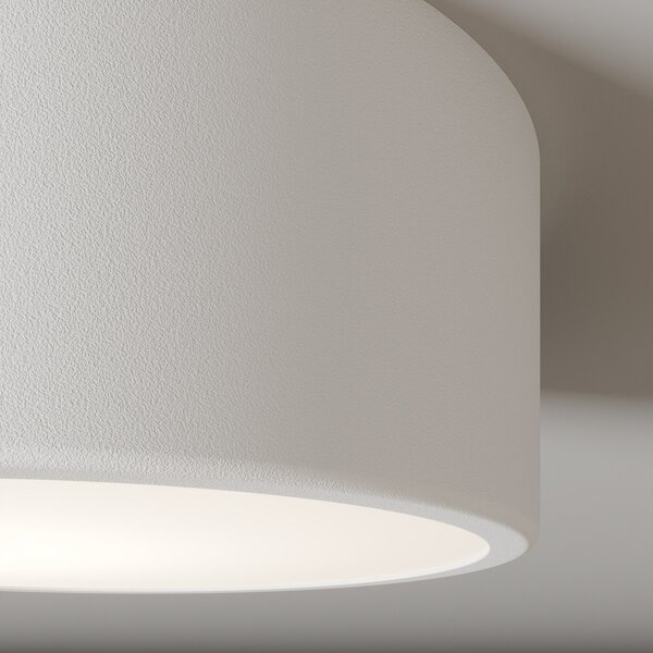 TEMAR LIGHTING Φωτιστικό οροφής Cleo, Ø 20 cm, IP20, λευκό, μέταλλο, E27, ρυθμιζόμενος, Λευκό, Σαλόνι / τραπεζαρία, Μέταλλο, σύγχρονο