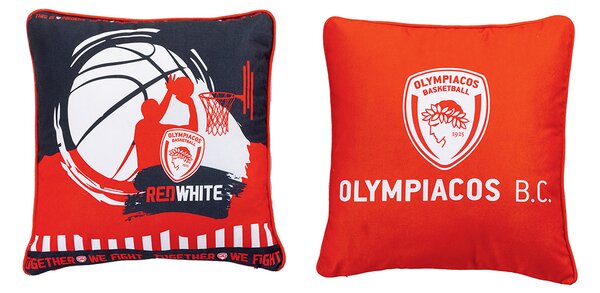 Διακοσμητική Μαξιλαροθήκη 2 Όψεων (43x43) Palamaiki OLYMPIACOS