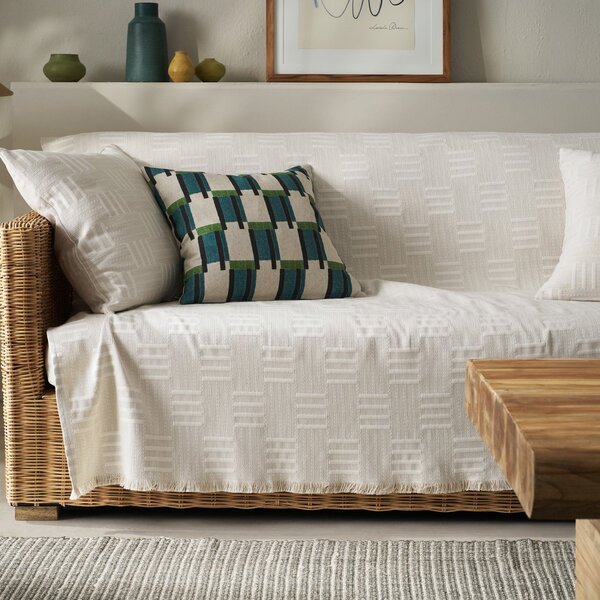 Ριχτάρι Καναπέ Τετραθέσιου (180x350) Gofis Home Calyra Natural Beige 654/06