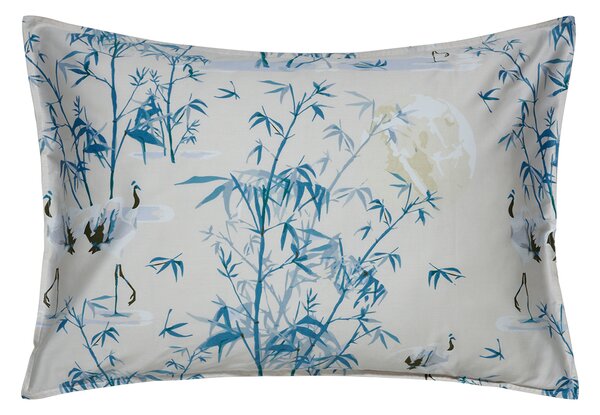 Ζεύγος Μαξιλαροθήκες Oxford (50x70) Kentia Stylish Shizen 01 Μπλε ΜΑΞΙΛΑΡΟΘΗΚΕΣ ΠΑΝΩΣΕΝΤΟΝΟ