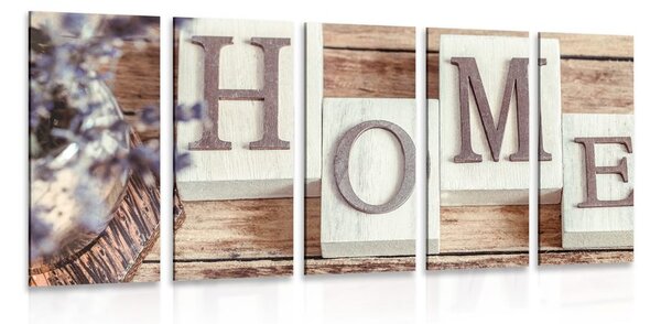 Πεντάπτυχος πίνακας γράμματα Home