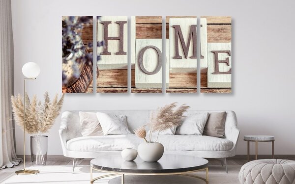 Πεντάπτυχος πίνακας γράμματα Home