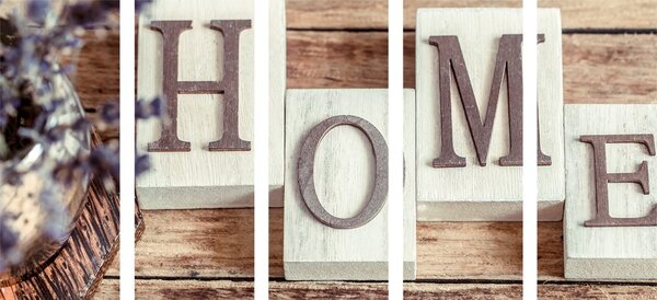 Πεντάπτυχος πίνακας γράμματα Home