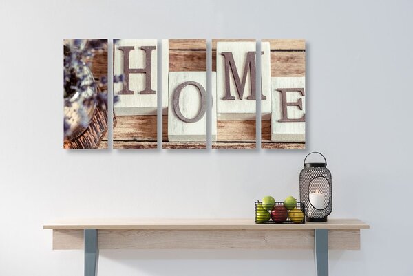 Πεντάπτυχος πίνακας γράμματα Home
