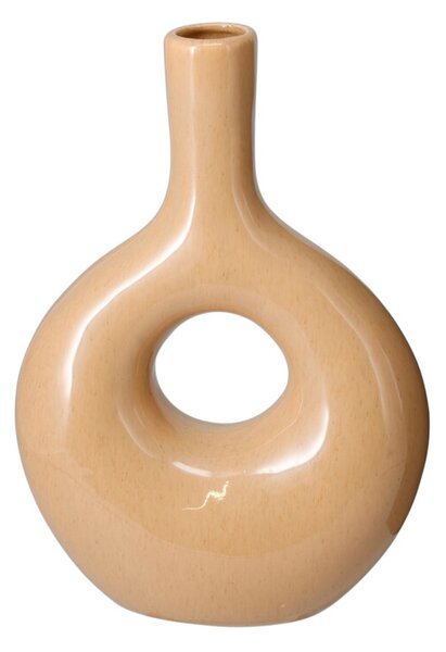 Διακοσμητικό Βάζο (17.5x8.5x26) K-M Beige 095903130