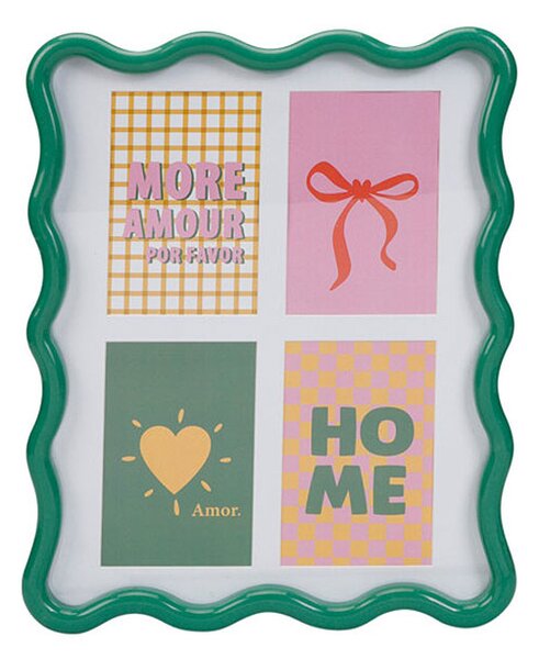 Κορνίζα 4 Θέσεων (30x1.8x38) K-M Wavy Green HZ5000190