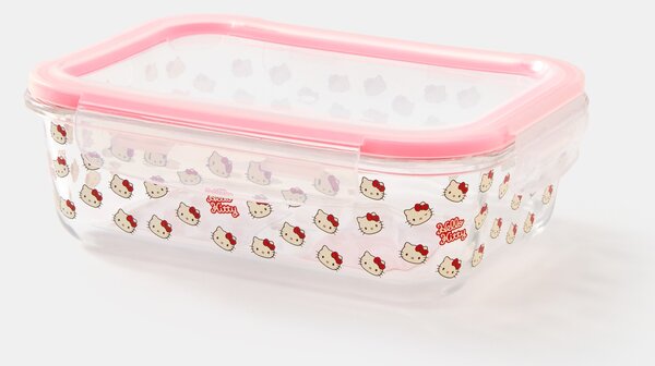 Sinsay - Γυάλινο δοχείο τροφίμων με καπάκι Hello Kitty - clear