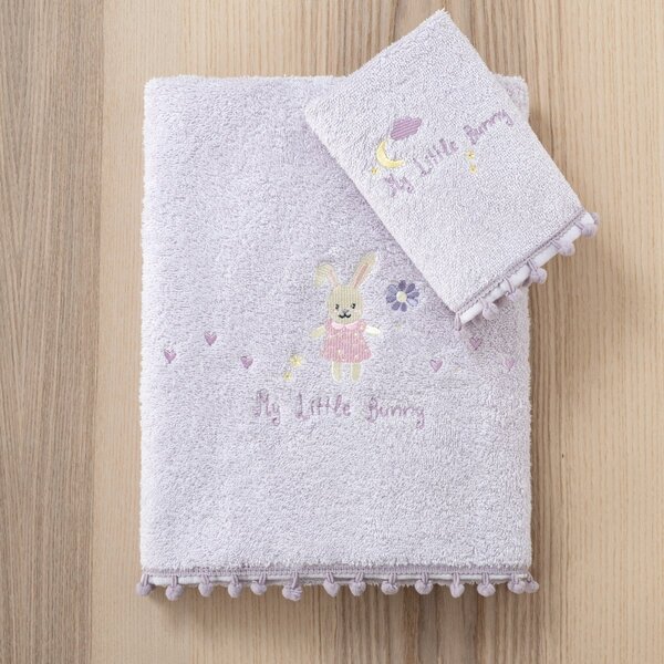 Παιδικές Πετσέτες (Σετ 2τμχ) Nima My Little Bunny 400gsm
