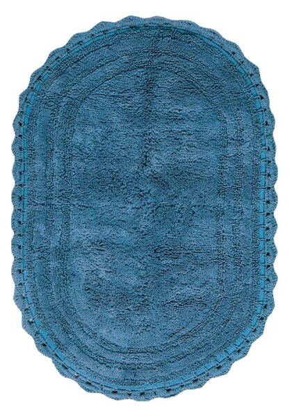 Πατάκι Μπάνιου Οβάλ (50x80) Kentia Mack 01 Blue
