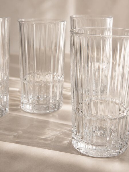 Sinsay - Ποτήρια με ανάγλυφο μοτίβο 4 pack - clear