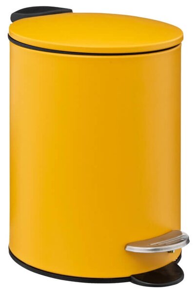 Kαλάθι απορριμμάτων Colorama 5Five με χωρητικότητα 3L και διαστάσεις 22.5x17x23cm - Mustard Yellow