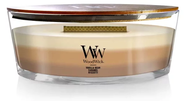 Αρωματικό Κερί WoodWick με διάρκεια καύσης έως 70 ώρες και άρωμα Café Sweets