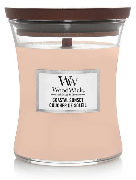 Αρωματικό Κερί WoodWick με διάρκεια καύσης έως 68 ώρες και άρωμα Coastal Sunset