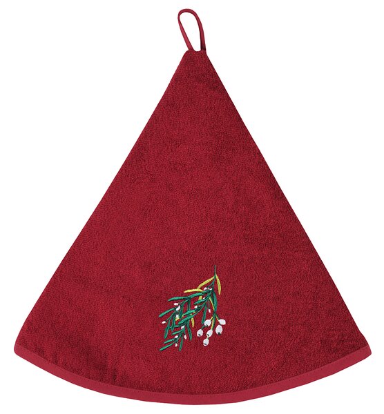 Χριστουγεννιάτικα Ποτηρόπανα (Σετ 2τμχ) S-F Christmas Houx CE324045