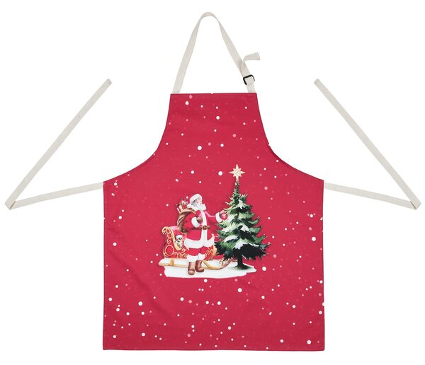 Χριστουγεννιάτικη Ποδιά Κουζίνας (70x80) S-F Christmas Rouge CE324038