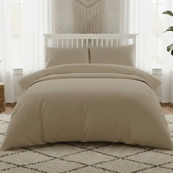 Ζεύγος Μαξιλαροθήκες (53x72) Melinen Lavish Satin Μπεζ
