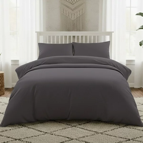 Σεντόνι King Size Με Λάστιχο (180x200+35) Melinen Lavish Satin Γκρι