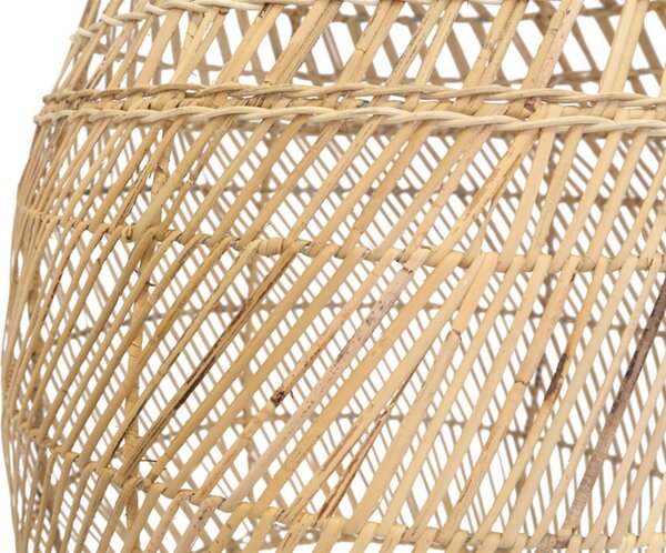 TS Wood Φωτιστικό οροφής Kelesi rattan 55x61cm 512060