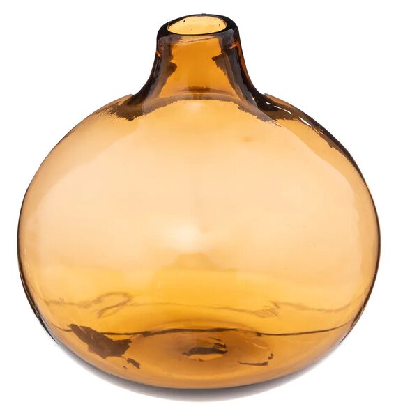 Βάζο atmosphera Soliflore, γυαλί, κεχριμπαρί, 12 cm