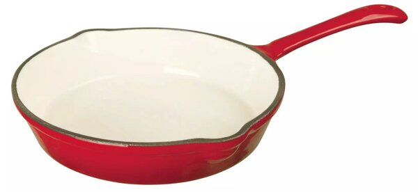 Μαντεμένιο τηγάνι KingHoff 2262, εμαγιέ, διάμετρος 26 cm, εμαγιέ εσωτερικό, μαντεμένια λαβή, κατάλληλο για επαγωγικές εστίες