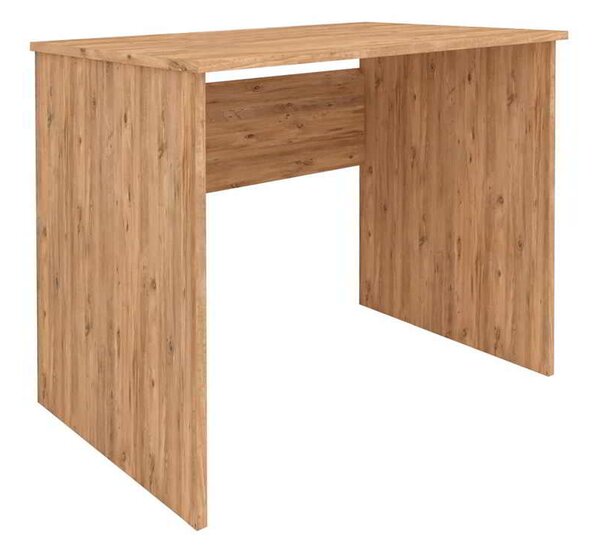 Γραφείο εργασίας Kalen Megapap από μελαμίνη χρώμα pine oak 90x60x74εκ