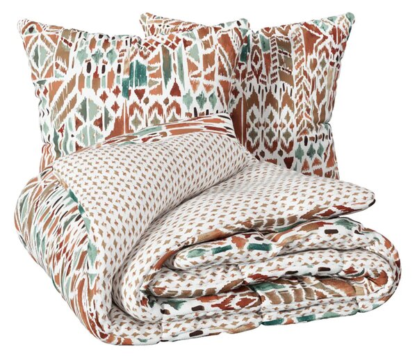 Σετ κλινοσκεπασμάτων atmosphera Ikat, 240x220 εκ., βαμβάκι