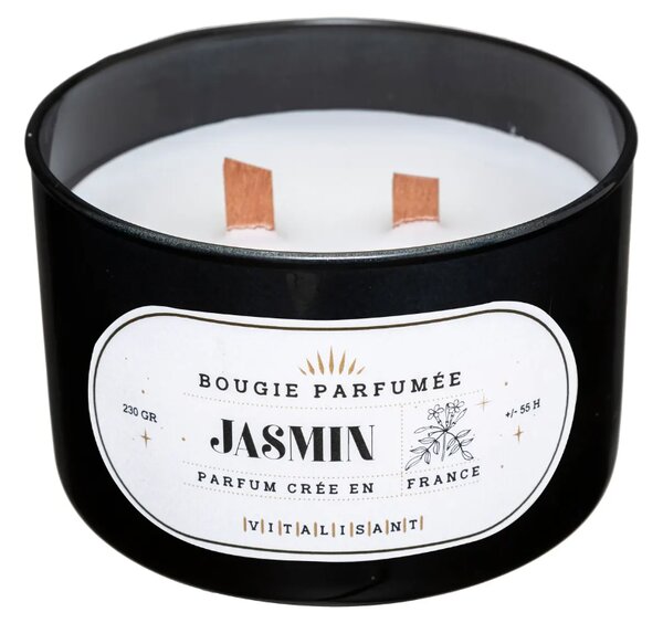 Αρωματικό κερί atmosphera Snow, γυαλί, 470 g — Άρωμα: Γιασεμί