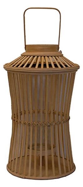 MOD Premium Φανάρι bamboo κυλινδρικό φυσικό 22x47cm 61144