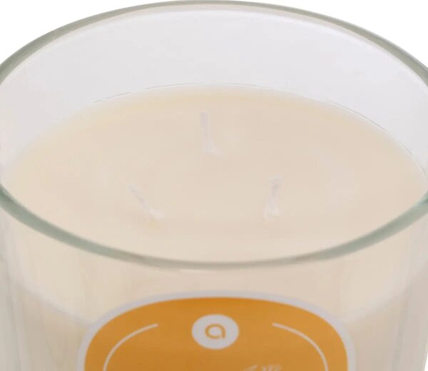 Αρωματικό κερί atmosphera Floa, γυαλί, 610 g — Άρωμα: Βανίλια