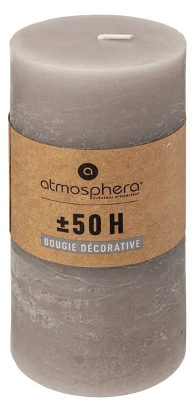 Άοσμο στρογγυλό κερί atmosphera Olia, 7 x 14 εκ