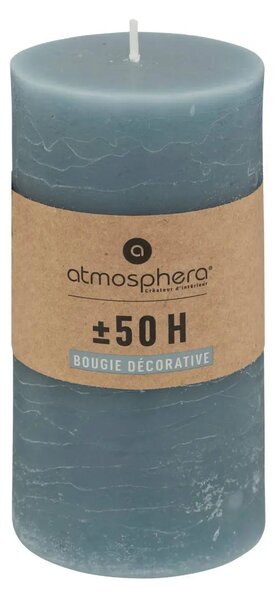 Άοσμο στρογγυλό κερί atmosphera Olia, 7 x 14 εκ
