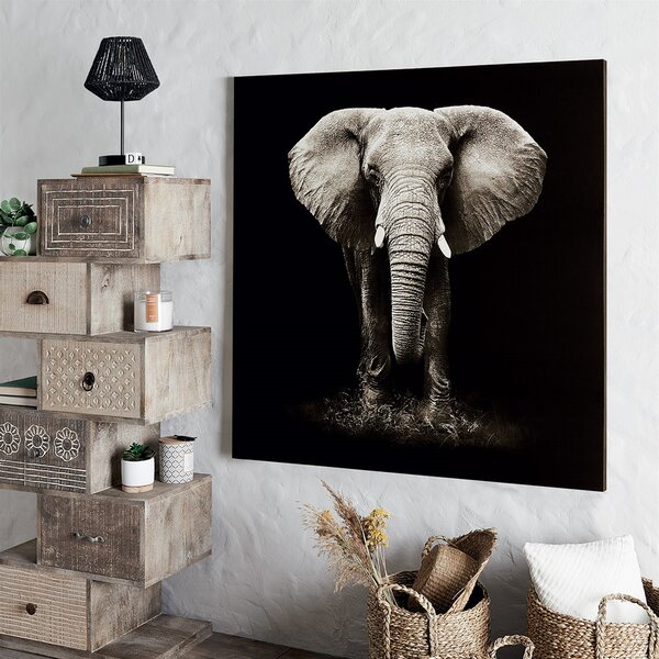 MOD Premium Πίνακας καμβάς Elephant 100x100cm 158209