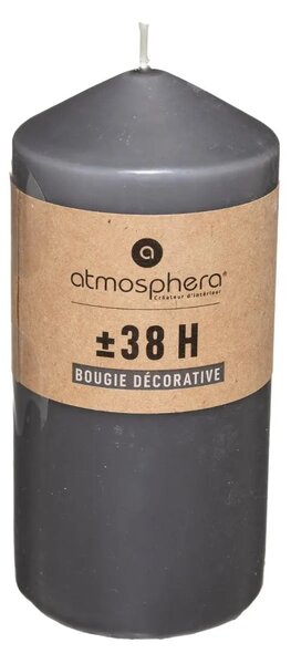 Άοσμο στρογγυλό κερί atmosphera Hugo, 7 x 13 εκ