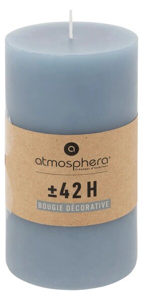 Άοσμο στρογγυλό κερί atmosphera Hugo, 7 x 13 εκ