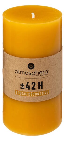 Άοσμο στρογγυλό κερί atmosphera Hugo, 7 x 13 εκ