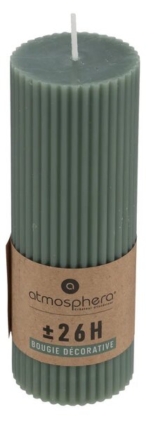 Άοσμο στρογγυλό κερί atmosphera Demi, 5 x 14 εκ