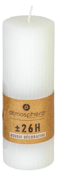 Άοσμο στρογγυλό κερί atmosphera Demi, 5 x 14 εκ