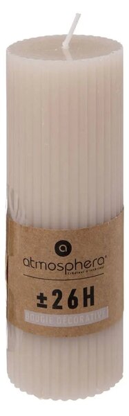 Άοσμο στρογγυλό κερί atmosphera Demi, 5 x 14 εκ